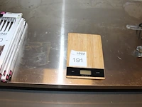 Keukenweegschaal, max 5 kg. - afbeelding 1 van  1