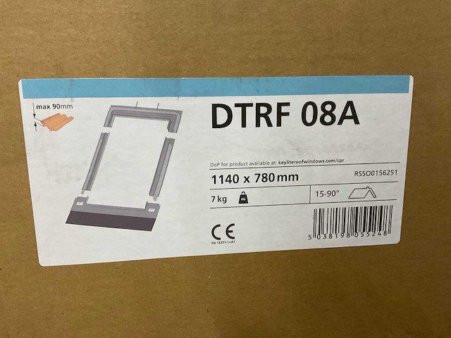 Keylite dtrf 08a 1140x780mm gootstuk - afbeelding 2 van  3