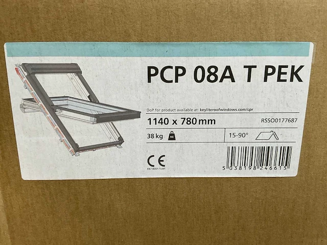 Keylite pcp 08a t pek dakraam - afbeelding 3 van  3