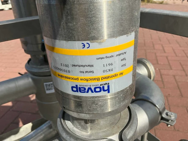 Keystone/pentair f783 easymind avid pneumatische variflow procesklep (8x) - afbeelding 7 van  8
