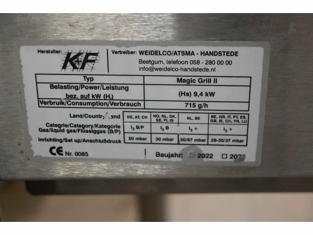 Kf magic grill 2 gas bbq - afbeelding 4 van  4