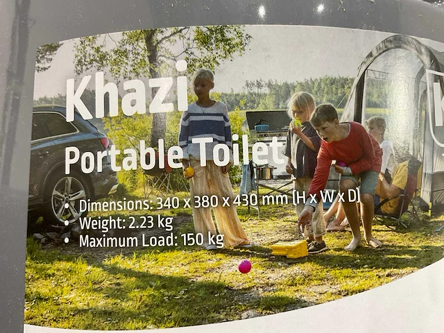 Khazi camping toilet - afbeelding 7 van  7