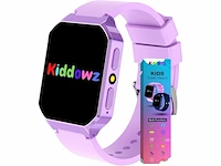 Kiddowz smartwatch kinderhorloge 5 t/m 12 jaar met camera, filters en 26 kids spelletjes paars - afbeelding 1 van  1