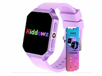 Kiddowz smartwatch kinderhorloge 5 t/m 12 jaar met camera filters en 26 kids spelletjes paars - afbeelding 1 van  1