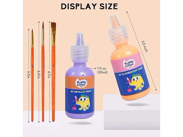 Kiddycolor 3d permanente textielverf - afbeelding 4 van  4