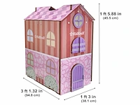 Kidkraft poppenhuis van hout met meubels en accessoires voor minipop vanaf 3 jaar - afbeelding 3 van  3