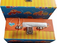 Kids koffer model auto 6 stuks - afbeelding 8 van  9