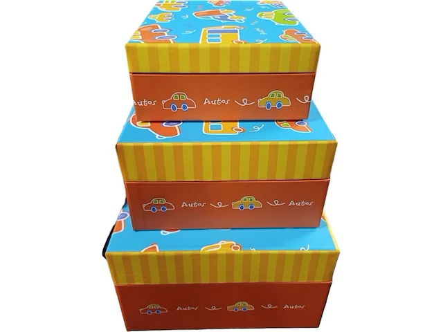 Kids koffer model auto 6 stuks - afbeelding 9 van  9