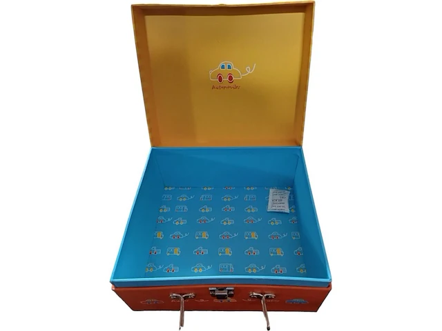 Kids koffer model auto 6 stuks - afbeelding 7 van  9
