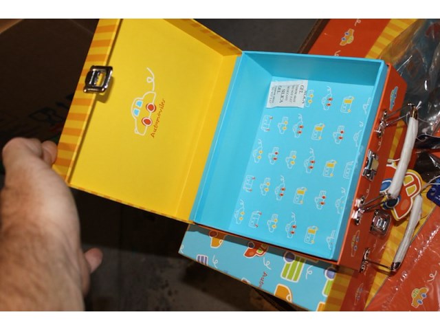 Kids koffer model auto 6 stuks - afbeelding 7 van  7