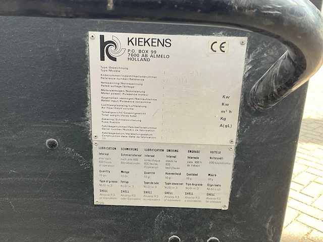 Kiekens c-652 industriële stofzuiger - afbeelding 5 van  5