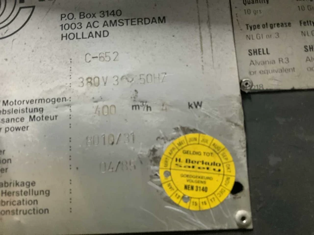 Kiekens c652 fmobiele filterafzuiginstallatie - afbeelding 4 van  4