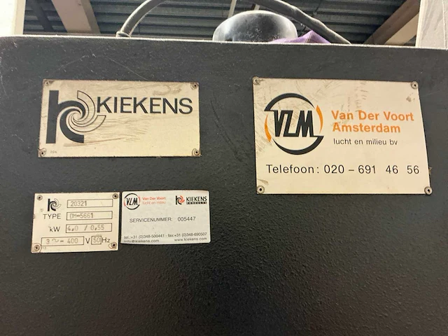 Kiekens dm 5661 filterafzuiginstallatie - afbeelding 14 van  21
