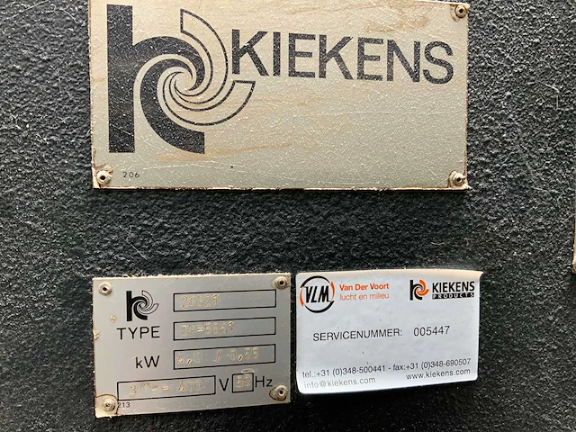 Kiekens dust master 5000 filterafzuiginstallatie - afbeelding 8 van  9