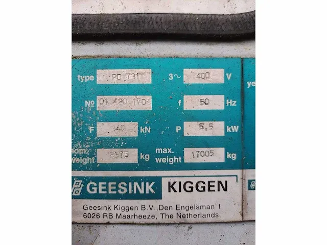 Kiggen - pd 731 - perscontainer - afbeelding 2 van  10