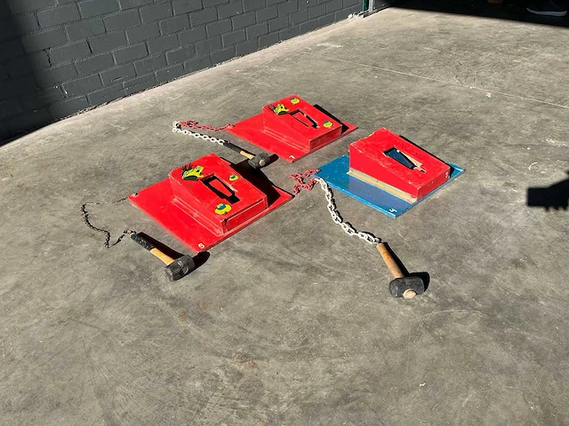 Kikkerwip (rood) (3x) - afbeelding 1 van  6
