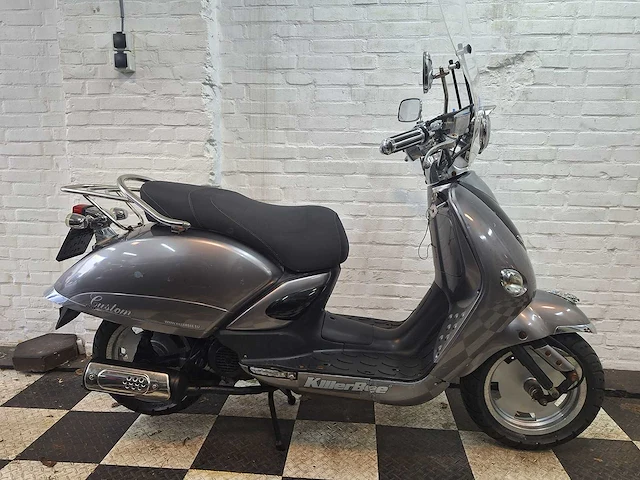 Killerbee new retro 25 km snorscooter 4takt - afbeelding 6 van  7