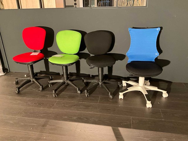 Kinder bureaustoel (4x) - afbeelding 2 van  6