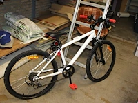 Kinder mountainbike wit. - afbeelding 1 van  2