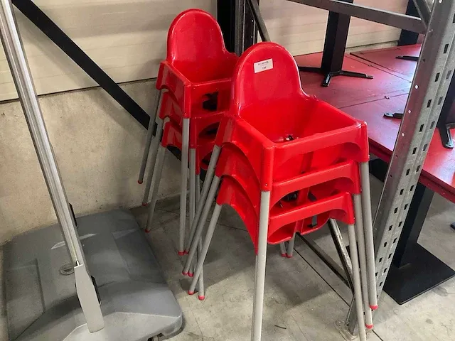 Kinder restaurantstoelen (6x) - afbeelding 1 van  1