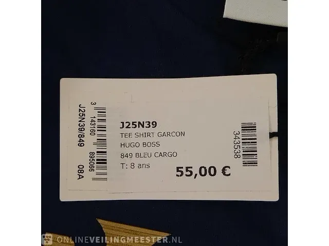 Kinder shirt, maat 8-126 hugo boss, j25n39 - afbeelding 6 van  6