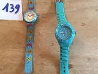 Kinder uurwerken 2stuks - afbeelding 1 van  3