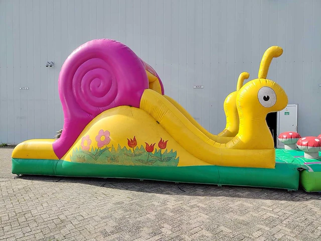 Kinderbaan slakkenrace (2-delig kussen) - afbeelding 5 van  9