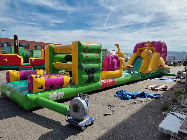 Kinderbaan slakkenrace (2-delig kussen) - afbeelding 6 van  9