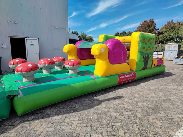 Kinderbaan slakkenrace (2-delig kussen) - afbeelding 7 van  9