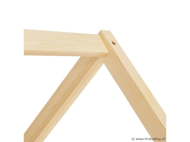 Kinderbed marli - 80 x 160 cm - houtkleur - incl. bedlades - afbeelding 13 van  16