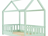 Kinderbed marli - 80 x 160 cm - mint - afbeelding 1 van  6