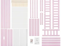 Kinderbed marli - 80 x 160 cm - roze - incl. bedlades - afbeelding 14 van  16