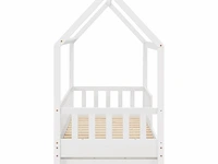 Kinderbed marli - 80 x 160 cm - wit - incl. bedlades - afbeelding 6 van  16
