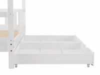 Kinderbed marli - 80 x 160 cm - wit - incl. bedlades - afbeelding 7 van  16
