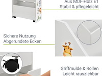 Kinderboekenkast - 63 x 30 x 70 cm - wit - afbeelding 4 van  7