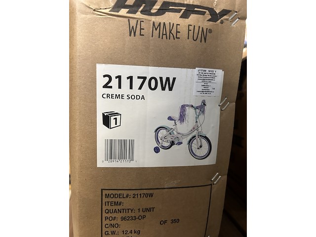 Kinderfiets 16 inch huffy, crème soda - afbeelding 5 van  5