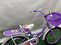 Kinderfiets 16 inch paars - afbeelding 3 van  3