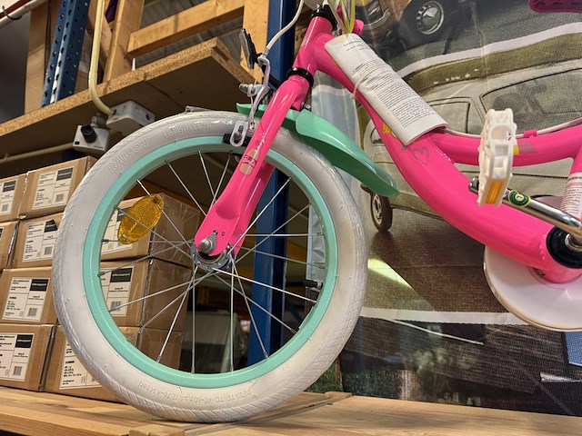 Kinderfiets barbie 16 inch - afbeelding 6 van  7