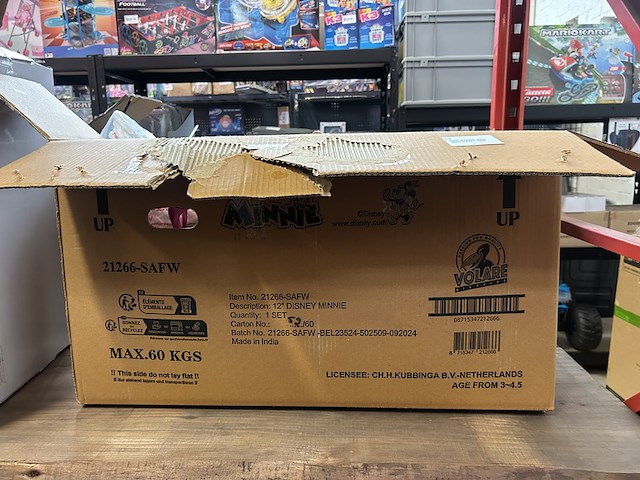 Kinderfiets disney minnie 12 inch volare - afbeelding 2 van  4