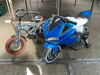 Kinderfiets en motor - afbeelding 1 van  6