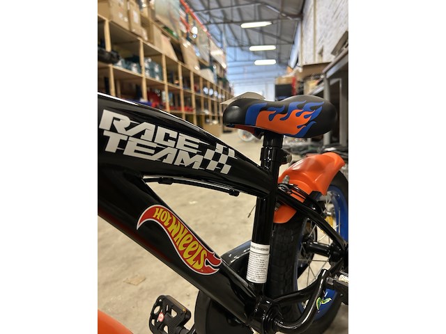 Kinderfiets hot wheels race team - afbeelding 4 van  8