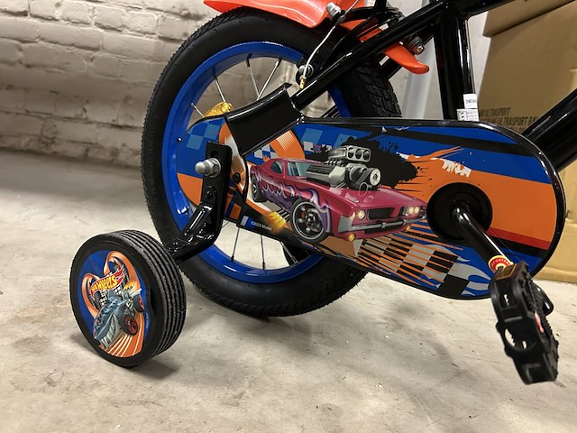 Kinderfiets hot wheels race team - afbeelding 5 van  8