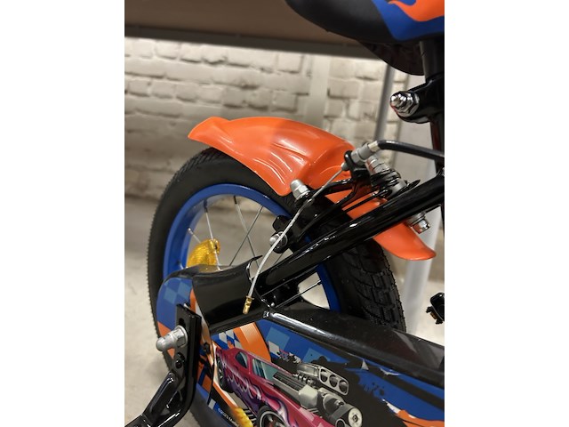 Kinderfiets hot wheels race team - afbeelding 6 van  8