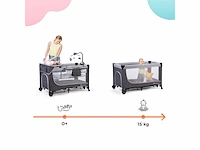 Kinderkraft leody acc reisbedje baby muziekmobiel met hanger grijs - afbeelding 2 van  5