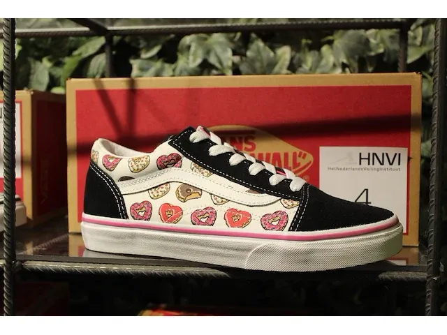 Kindersneaker vans old skool love vans black pink maat 37 - afbeelding 1 van  1