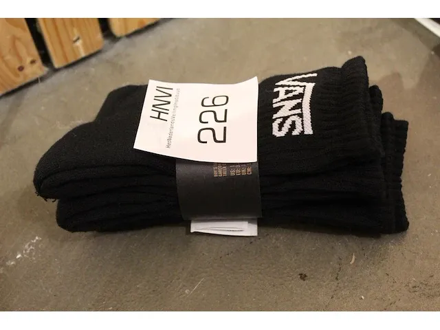 Kindersokken vans 3pack maat 31,5-38 - afbeelding 1 van  1