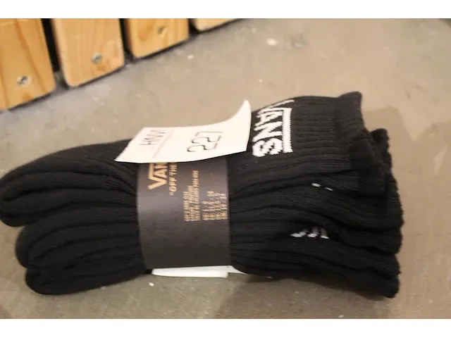 Kindersokken vans 3pack maat 31,5-38 - afbeelding 1 van  1