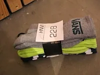 Kindersokken vans 3pack maat 31,5-38 - afbeelding 1 van  2