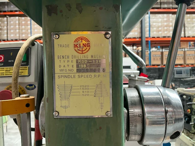 King 13r kolomboormachine (2x) - afbeelding 11 van  14