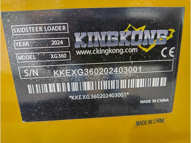 King kong - xg360 - skidsteer loader - afbeelding 3 van  35